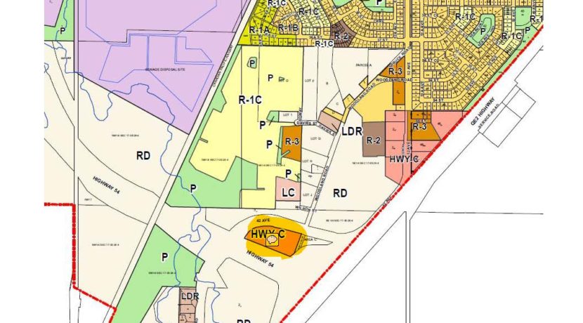 6.16 acres Zoning Map