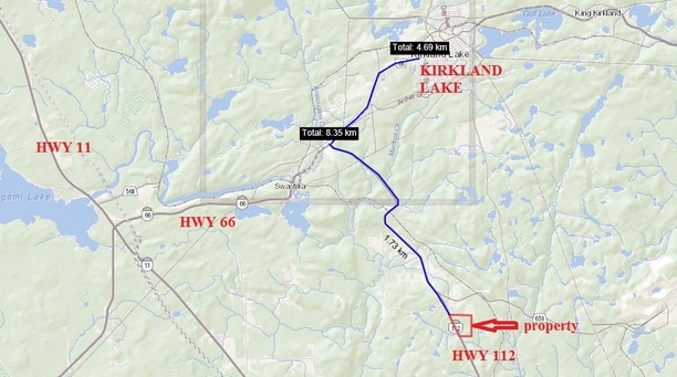 114 Acres of land in Canada’s richest gold mining area (includes all surface and mineral rights)